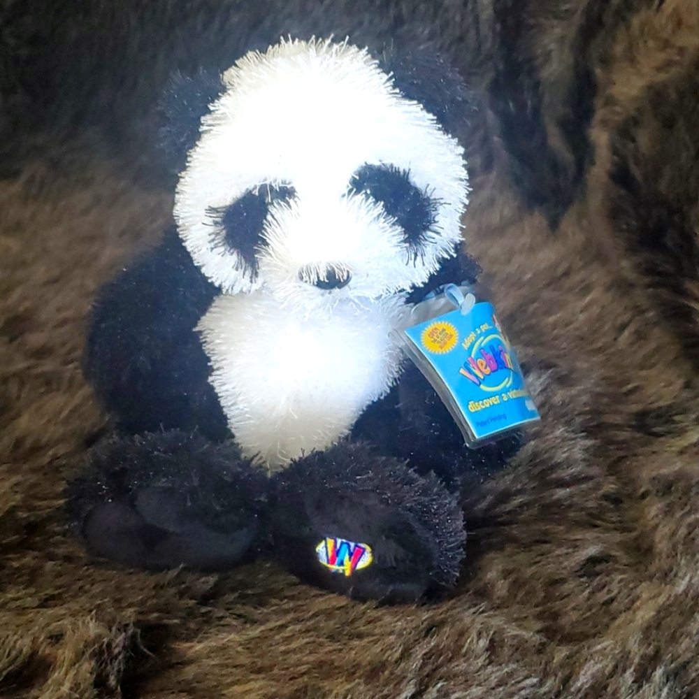 GANZ WEBKINZ RETIRED VINTAGE ADOPT A PET PANDA